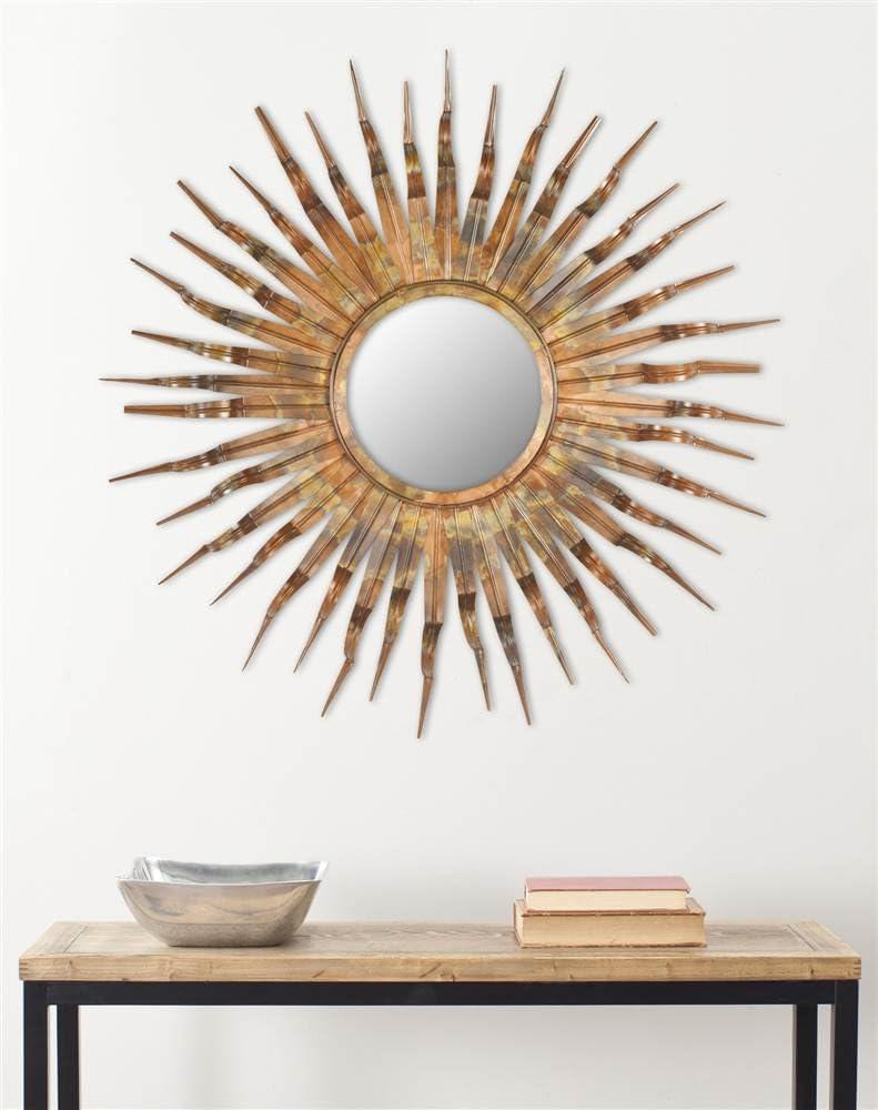 Safavieh  Handmade Art Solar Sunburst 36-inch Decorative Mirror - 36" x 36" x 1.5"