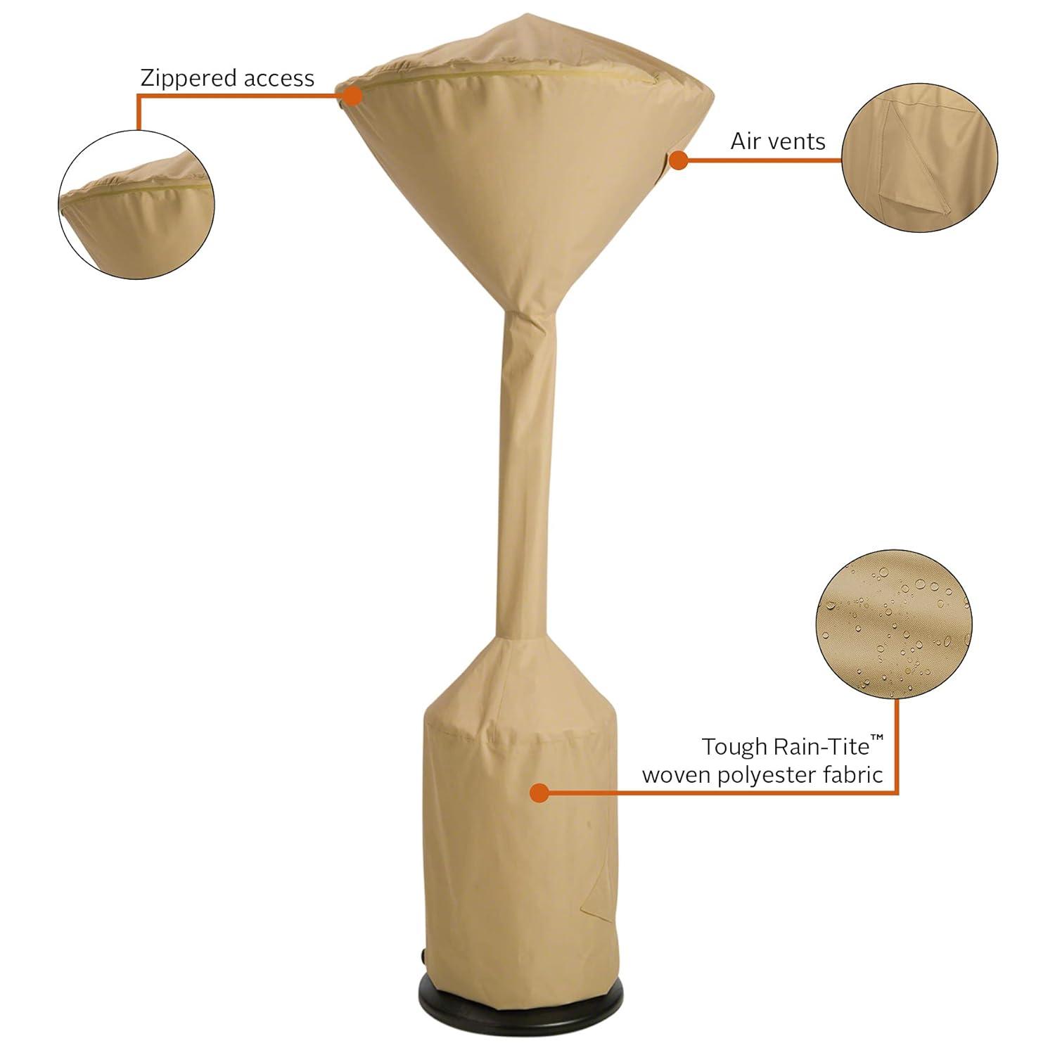 Classic Accessories Terrazzo Stand-Up Heater Patio Storage Cover, fits up to 95"H x 34" dia dome x 18.5" dia base