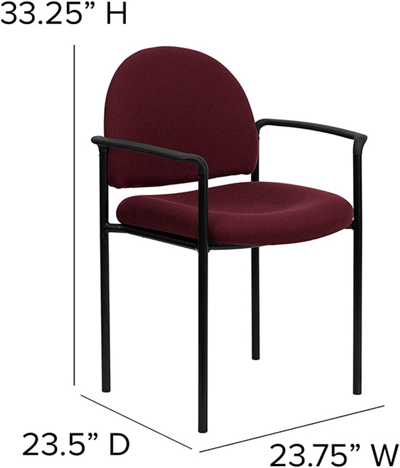 Prather Comfort Stackable Steel Side Reception Chair