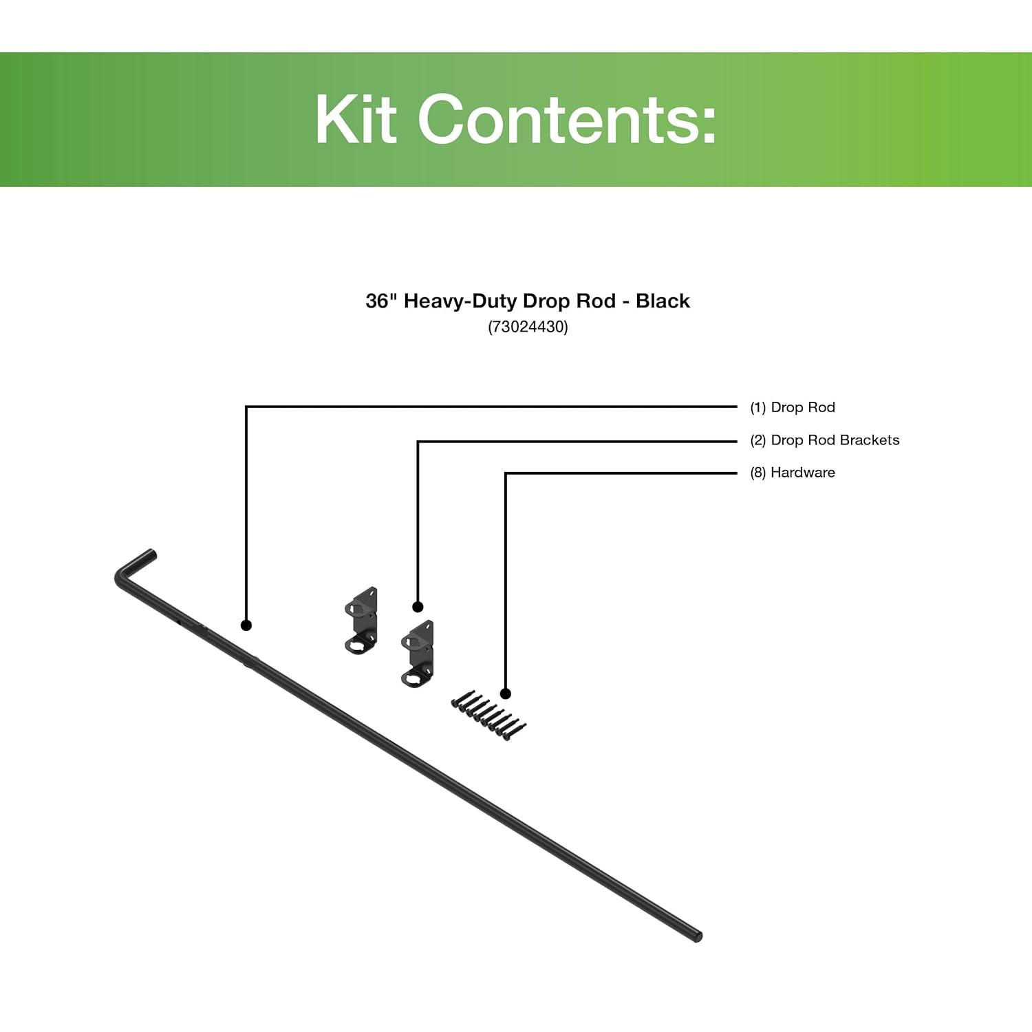 Barrette Outdoor Living Heavy Duty Drop Rod