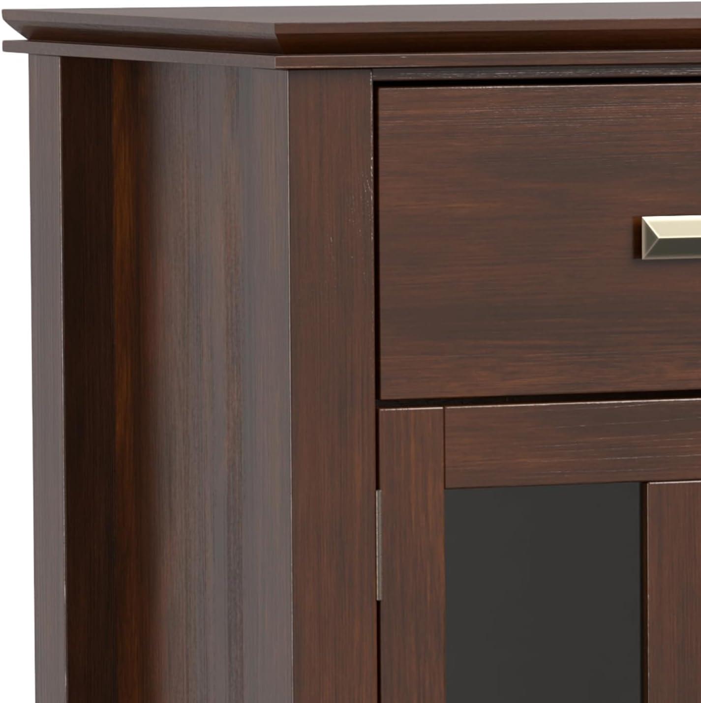 Simpli Home Artisan Sideboard Buffet-Color:Russet Brown