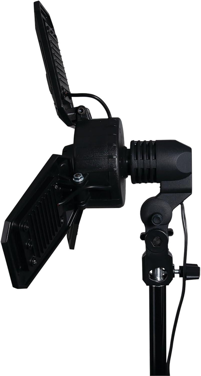 Black and Clear LED Tripod Standing Work Light 55W