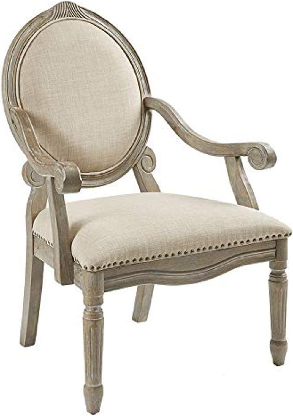 Brentwood Traditional Exposed Wood Armchair