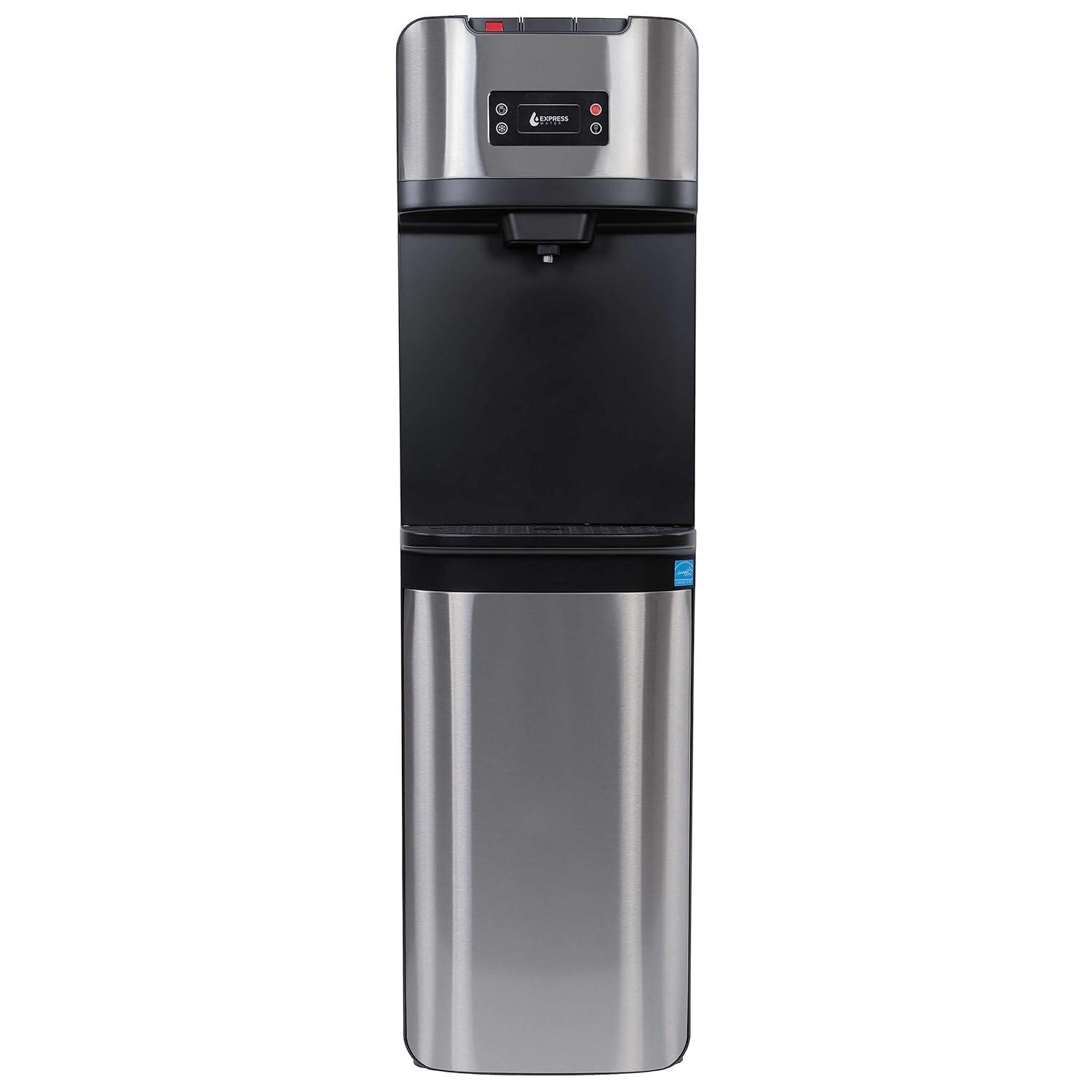 Stainless Steel Bottom Loading Hot and Cold Water Dispenser