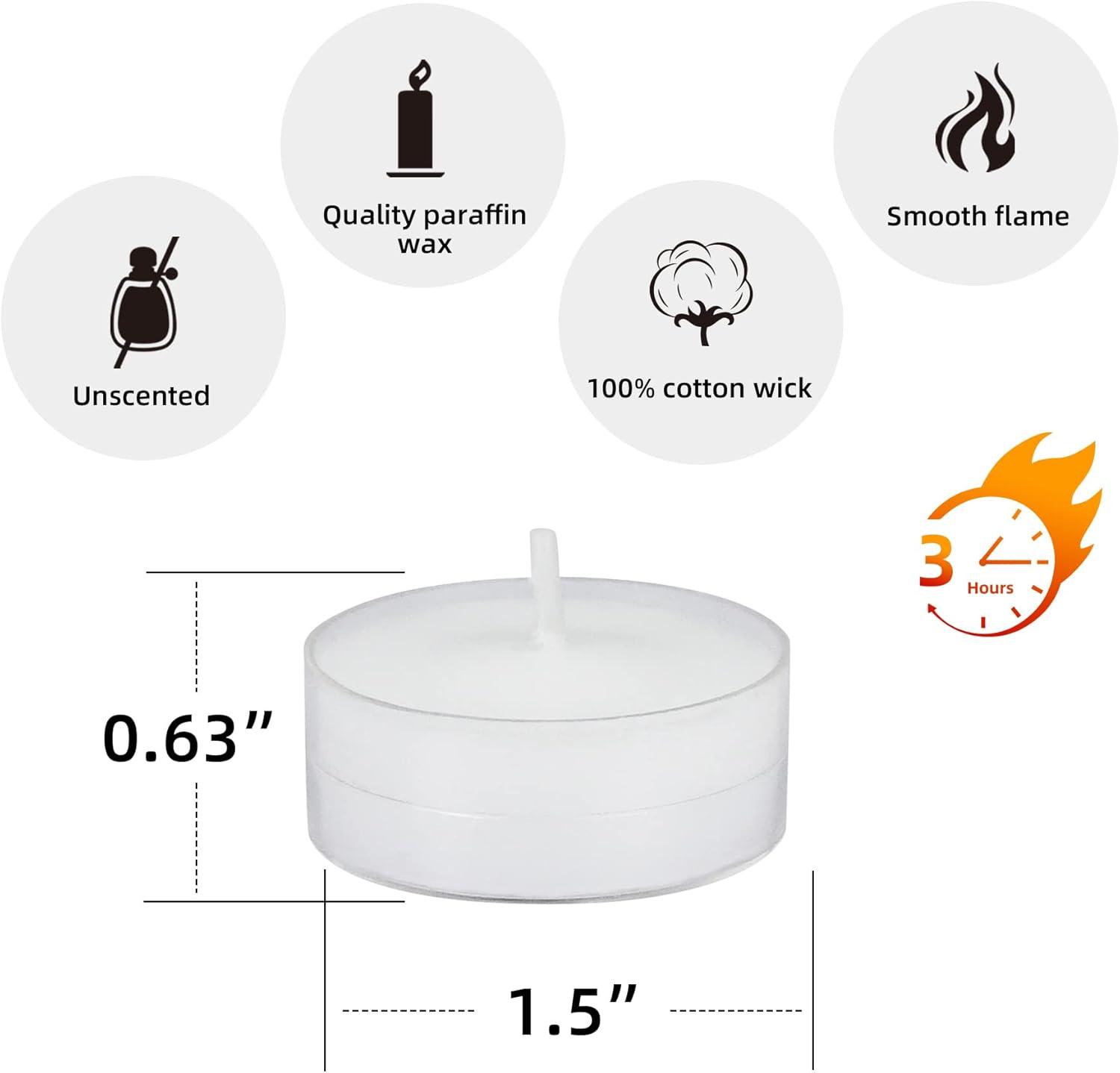 Jeco Inc. Unscented Tealight Candle