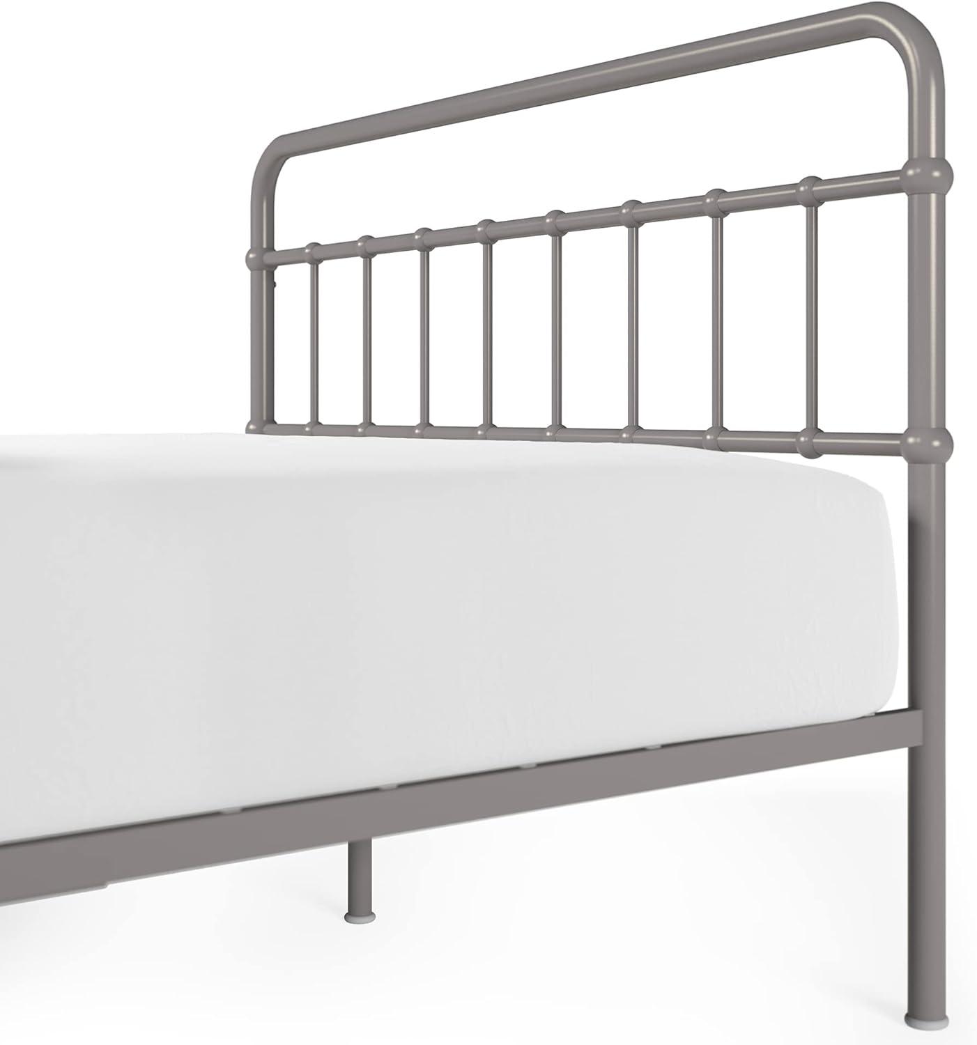 Florence 42" Modern Farmhouse Metal Platform Bed