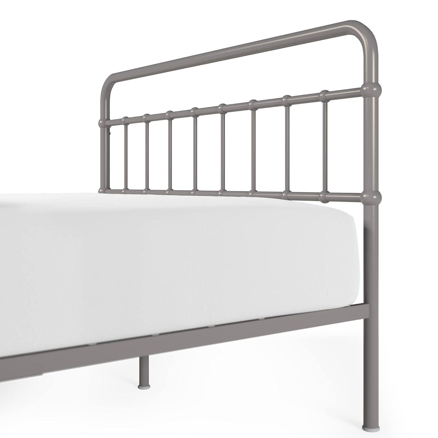 Zinus Florence 42" Modern Farmhouse Metal Platform Bed
