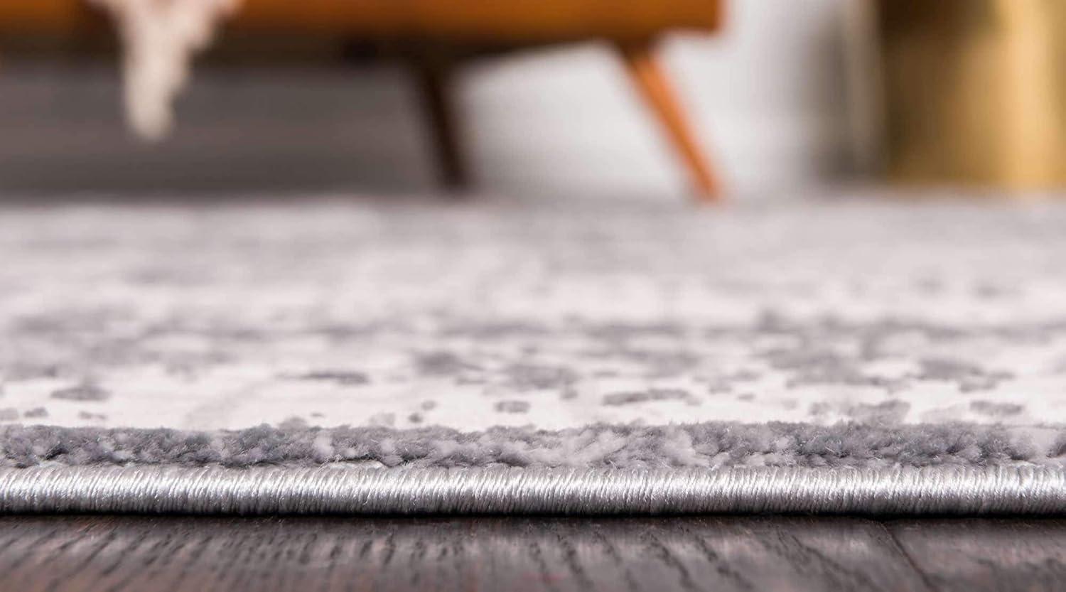 Unique Loom Aberdeen Collection Area Rug - Stanhope (5' 1" x 8' Rectangle Gray/Beige)