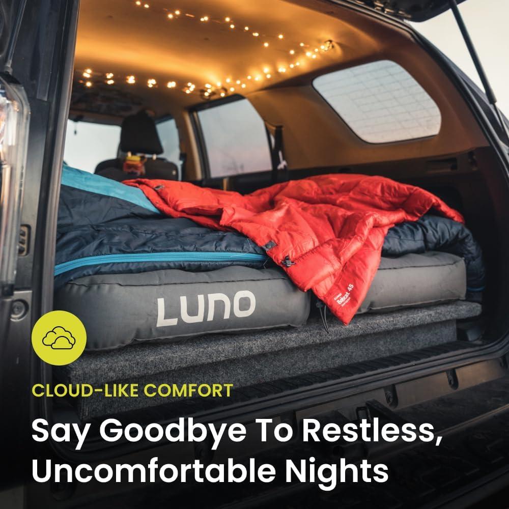 Luno Air Mattress 2.0 - Compatible with Subaru Ascent, Ford Explorer and More - Double Bed