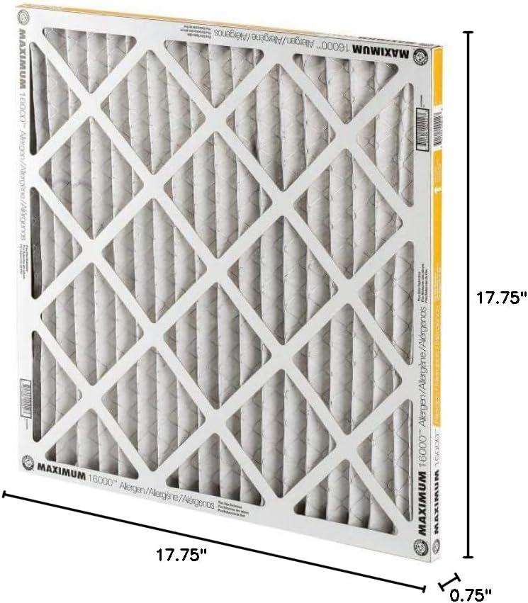 Arm & Hammer 18x18x1 Maximum Odor Reduction Furnace Air Filter, 4-Pack