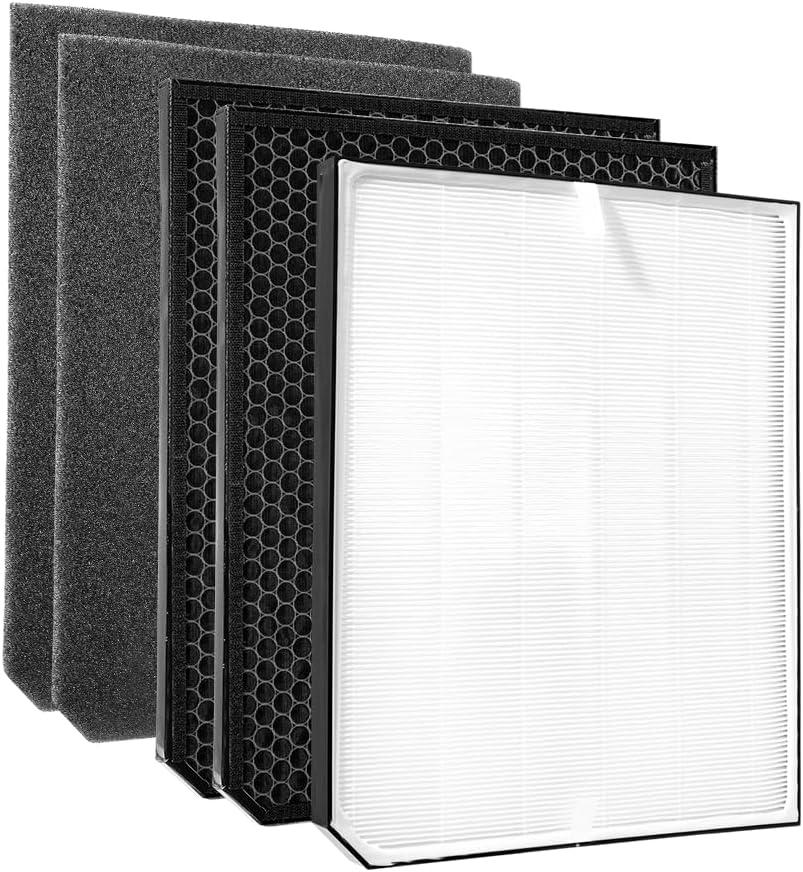 Air Doctor 2000 Series Replacement Filter for Air Purifier 1 Year Combo Pack