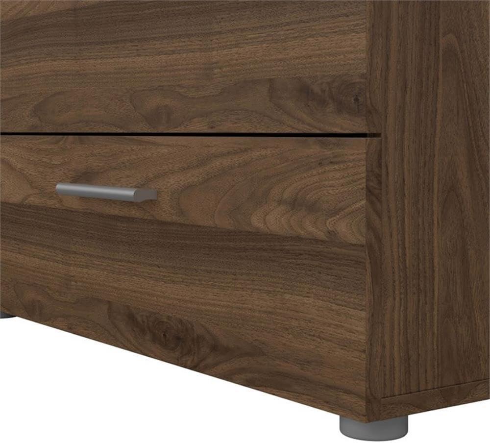 Tvilum Austin 8 Drawer Double Dresser, Walnut
