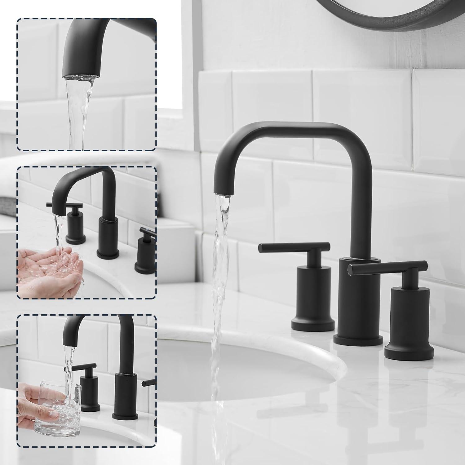 Widespread 2-handle Bathroom Faucet