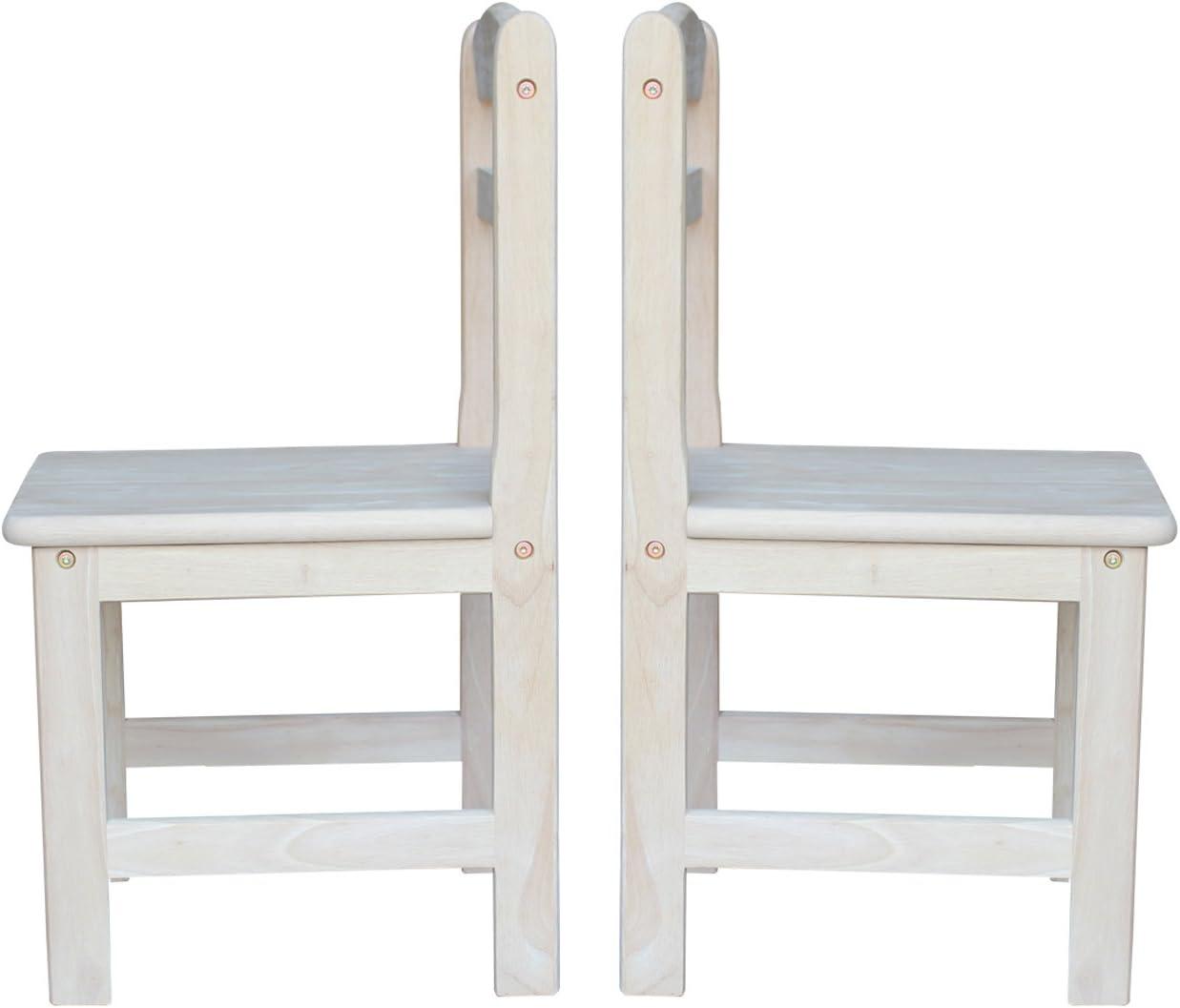 International Concepts Set of Two Juvenile Chairs