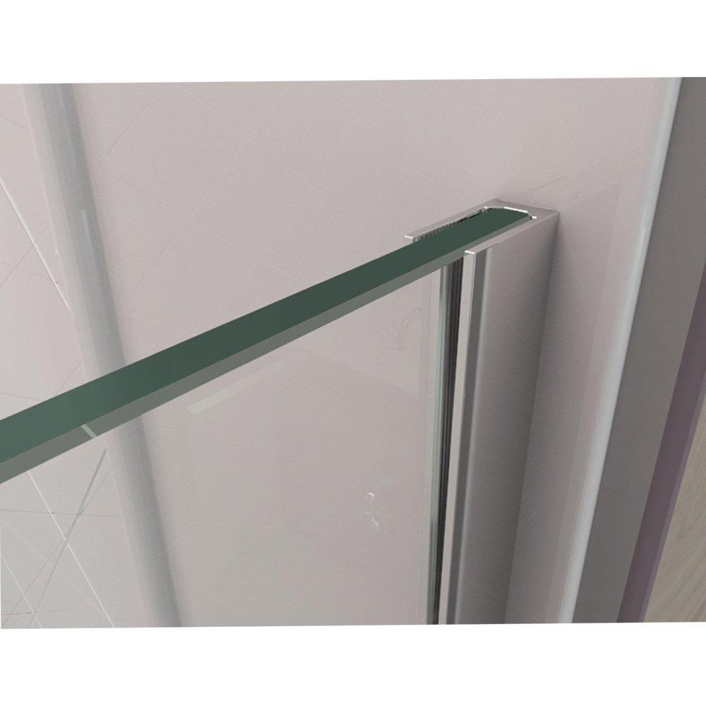 Linea 34" W x 72" H Frameless Fixed Glass Panel