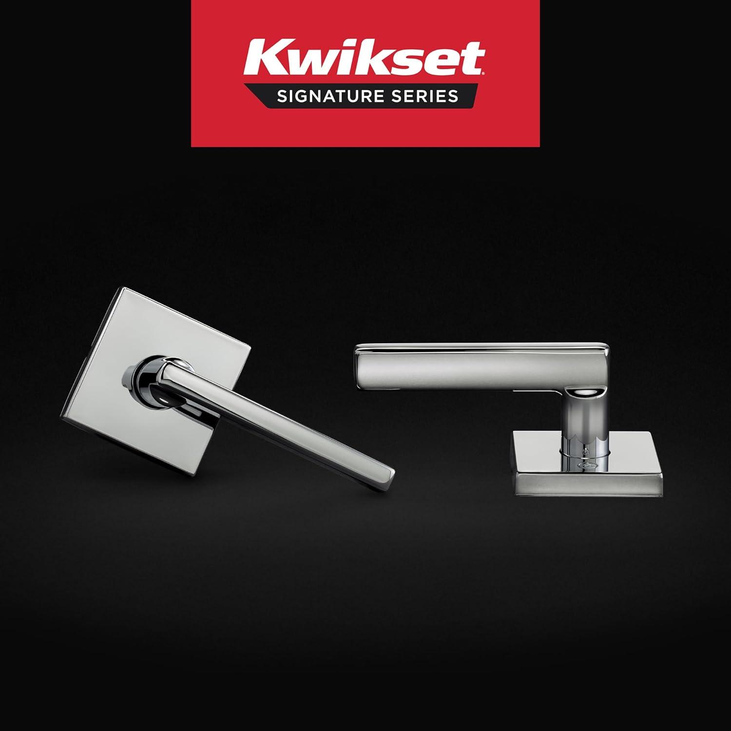 Polished Chrome Square Passage Lever Set