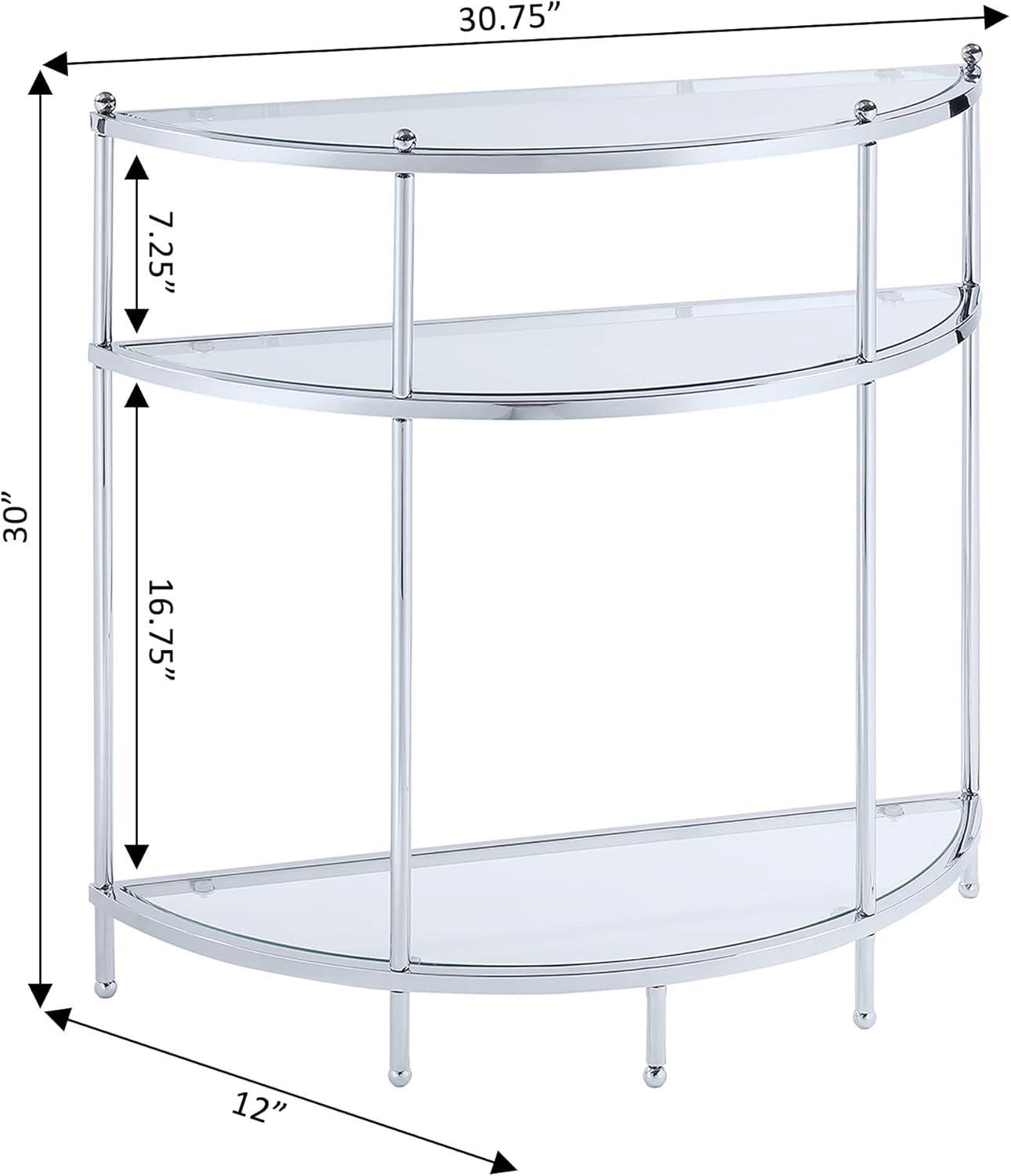 Convenience Concepts No Tools Royal Crest Entryway Table