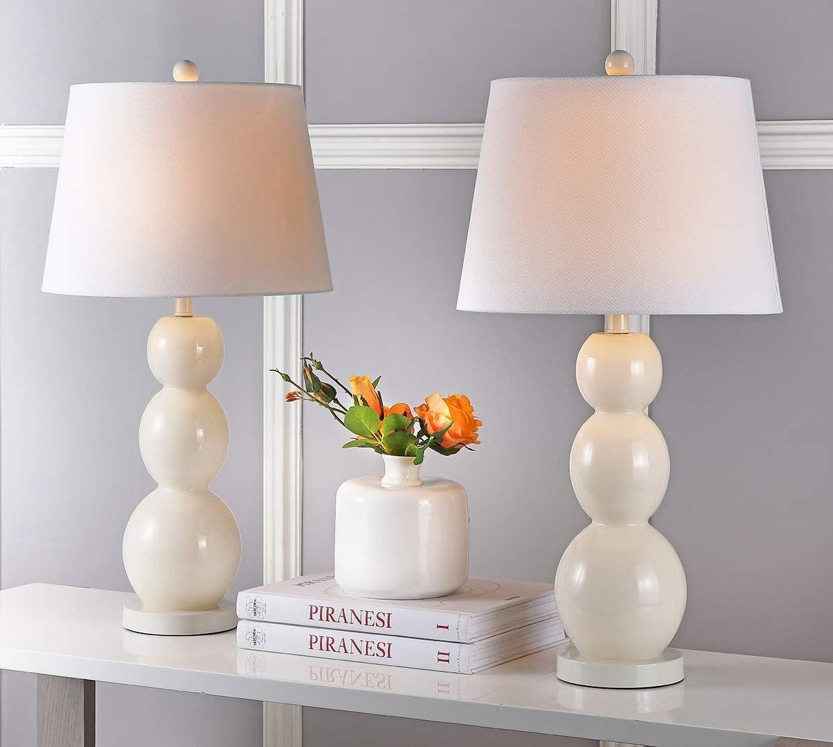 Jayne 3 Sphere Table Lamp (Set of 2)  - Safavieh