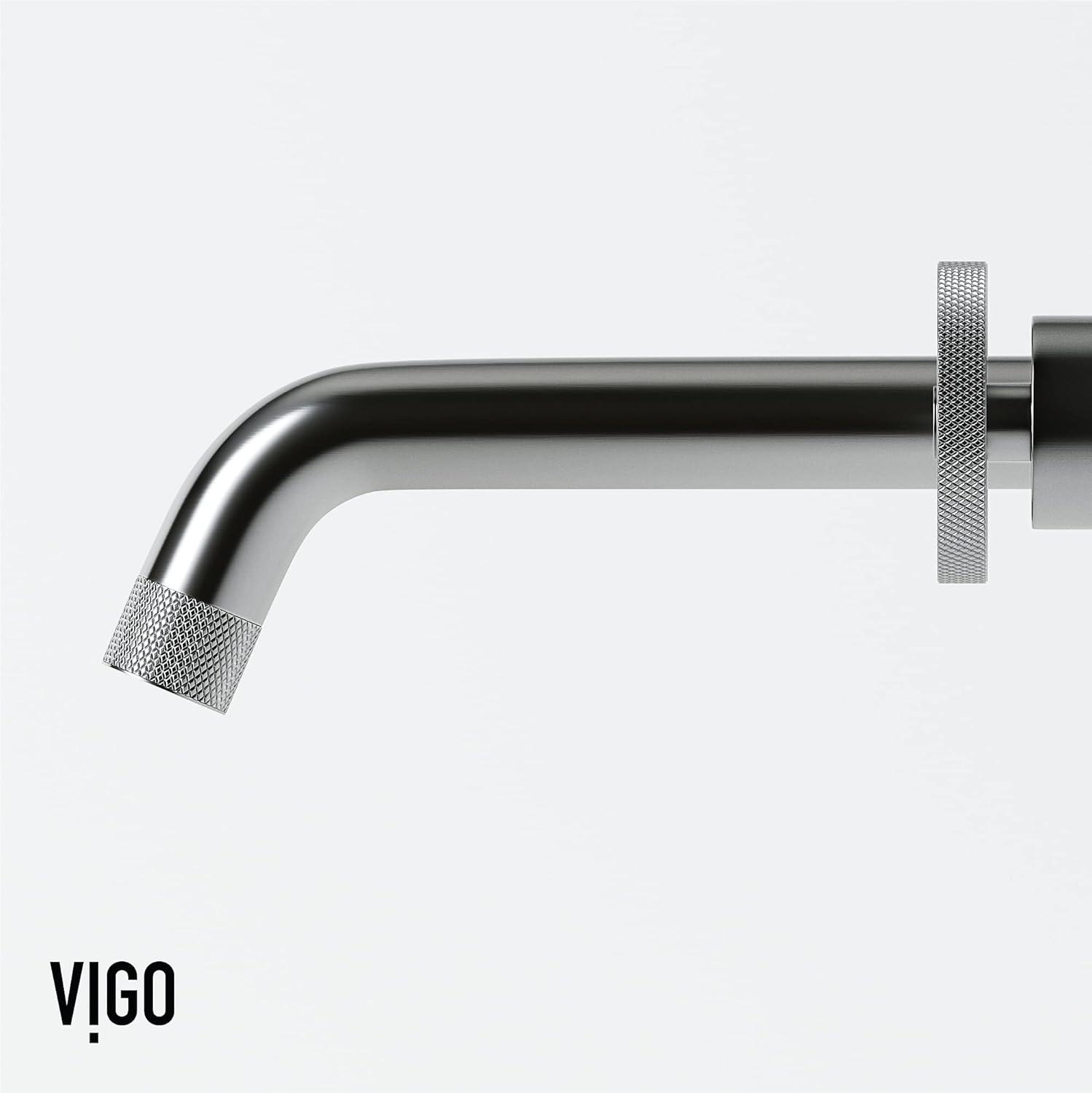Cass 3" H Two Handle WaterSense Wall Mount Bathroom Faucet