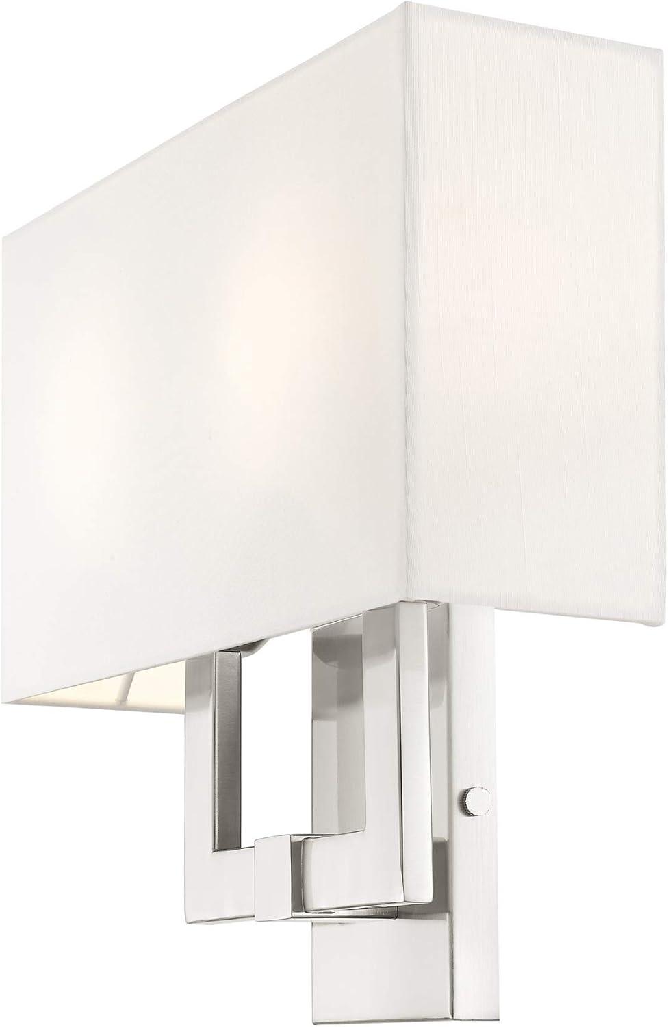 Livex Lighting Hollborn 2 - Light Wall Light in  Brushed Nickel