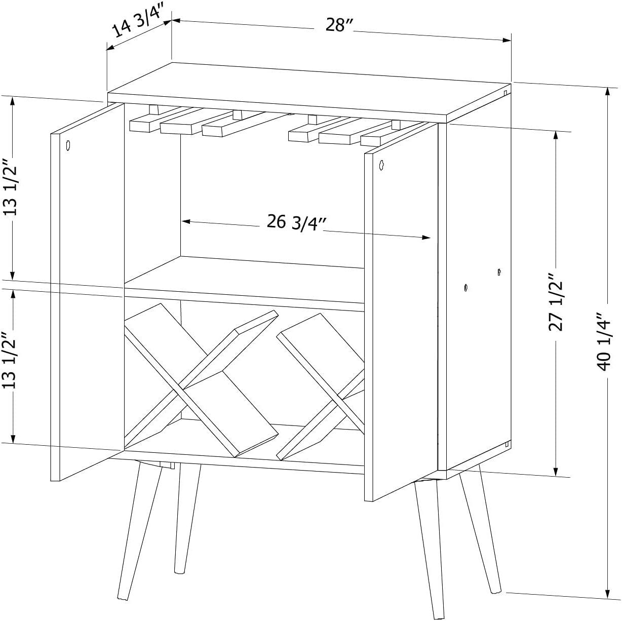 Kodali Solid Wood Accent Cabinet