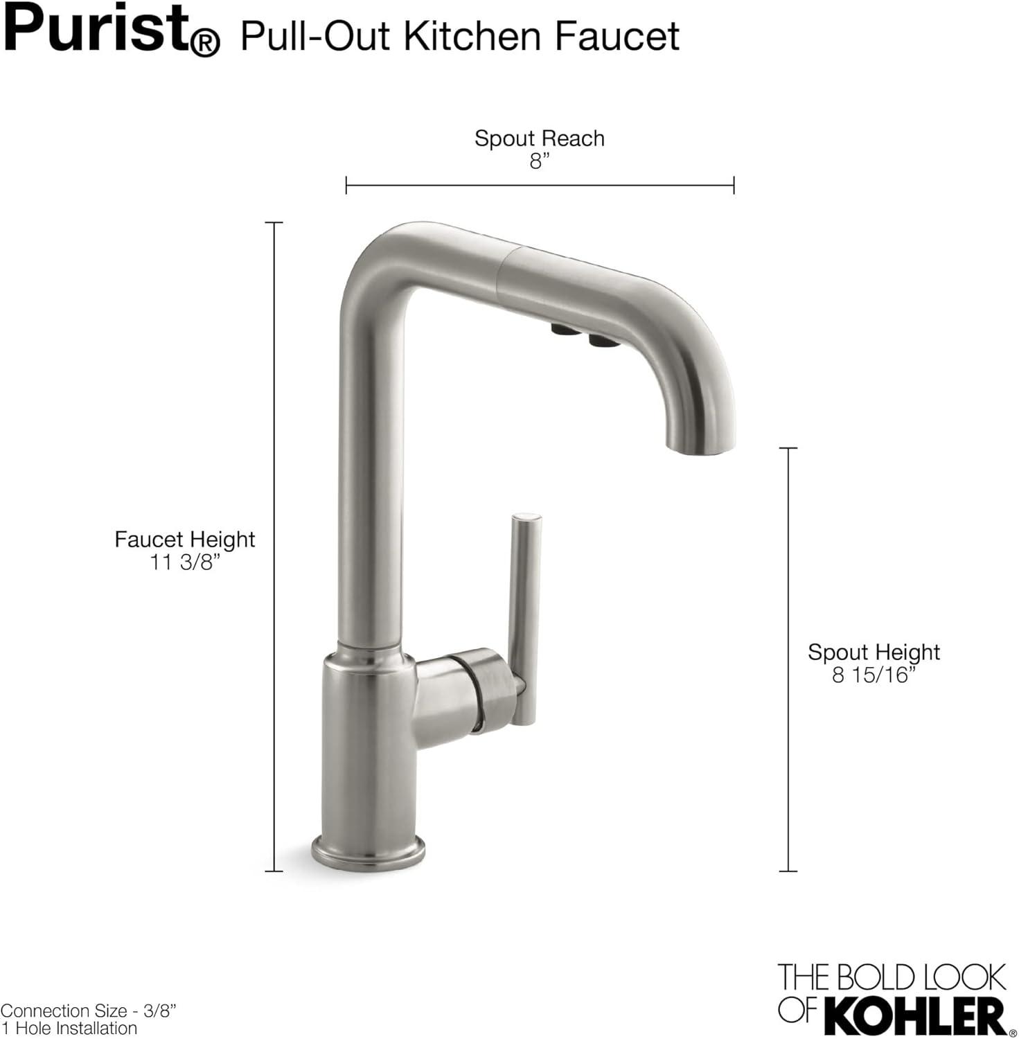 Purist® Pull Out Bar Faucet with Accessories