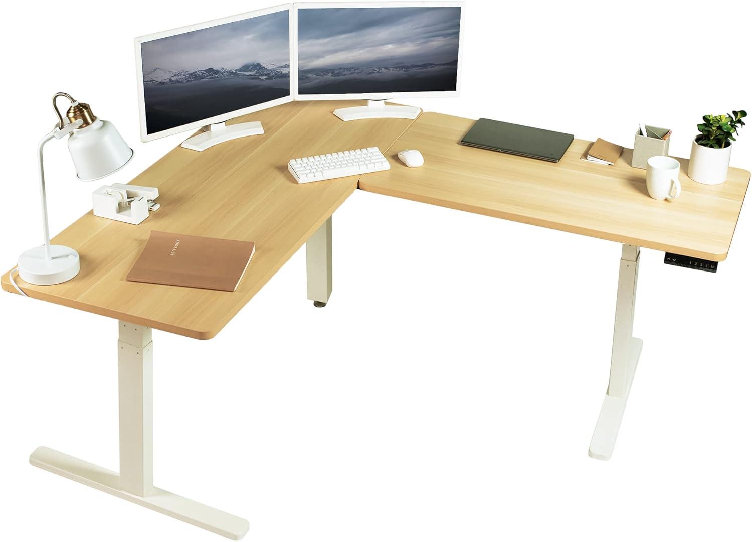 67in x 60in L-Shaped Electric Desk, 3E6B Series