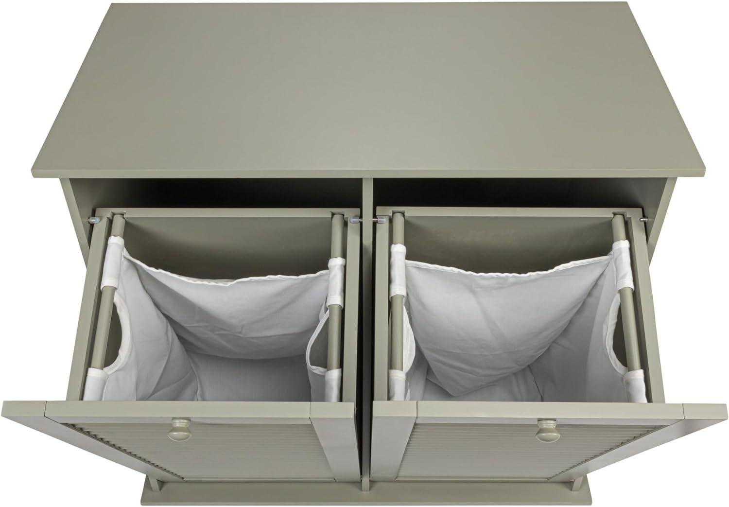 Household Essentials Tilt-out Cabinet Laundry Sorter with Shutter Front