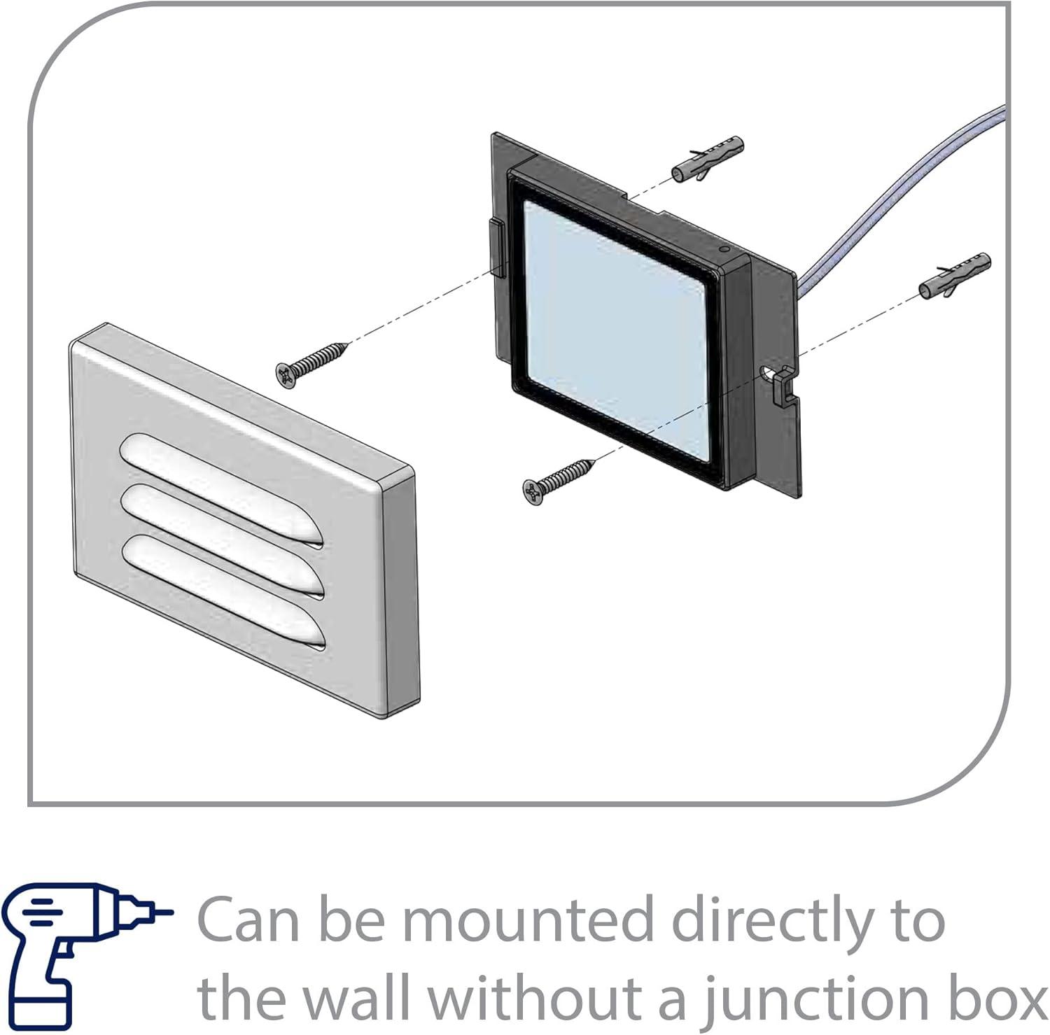 Low Voltage Integrated LED Metal Step Light