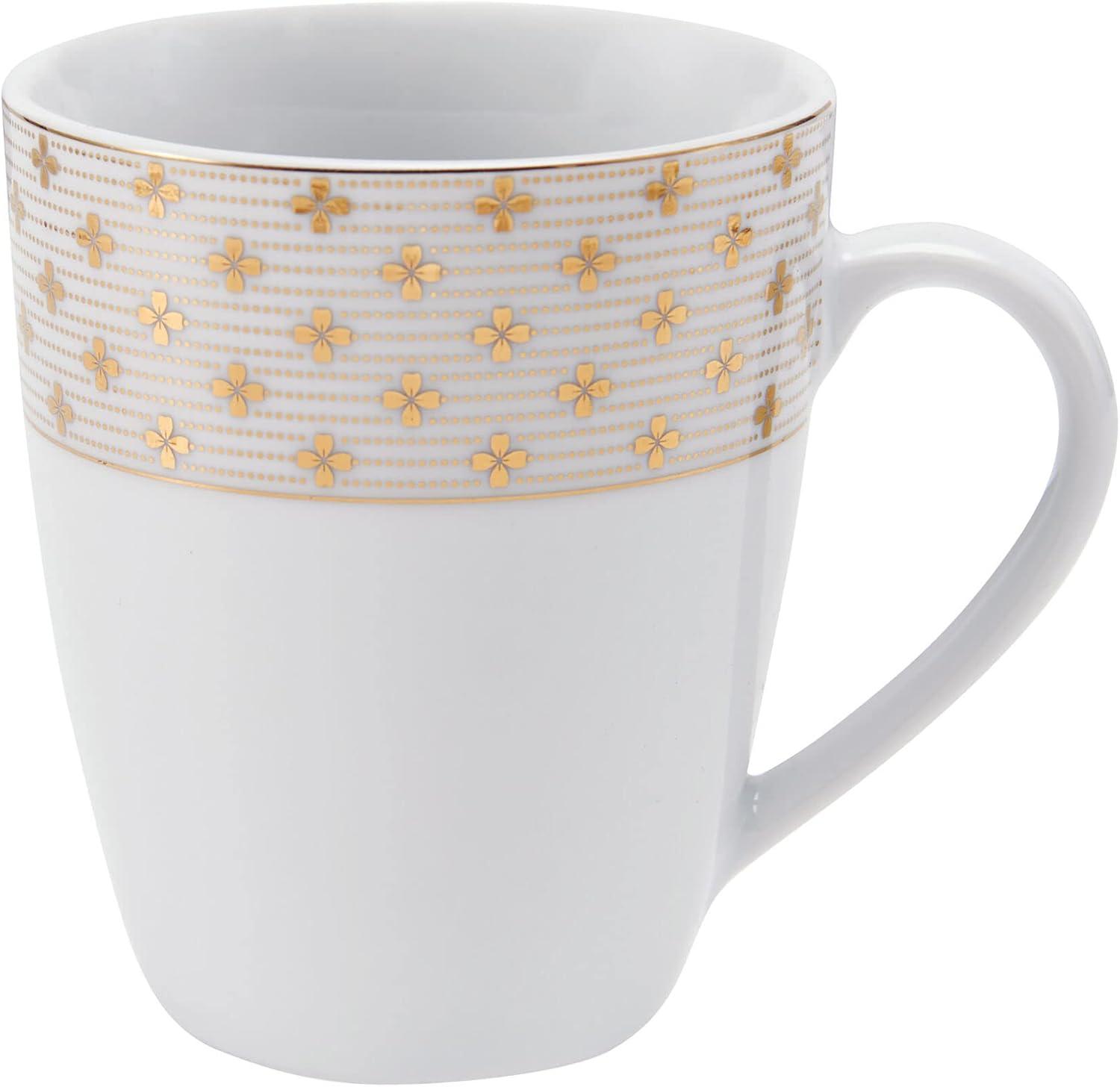 Mikasa Modern Petals 32-Piece Porcelain Dinnerware Set, Service for 8