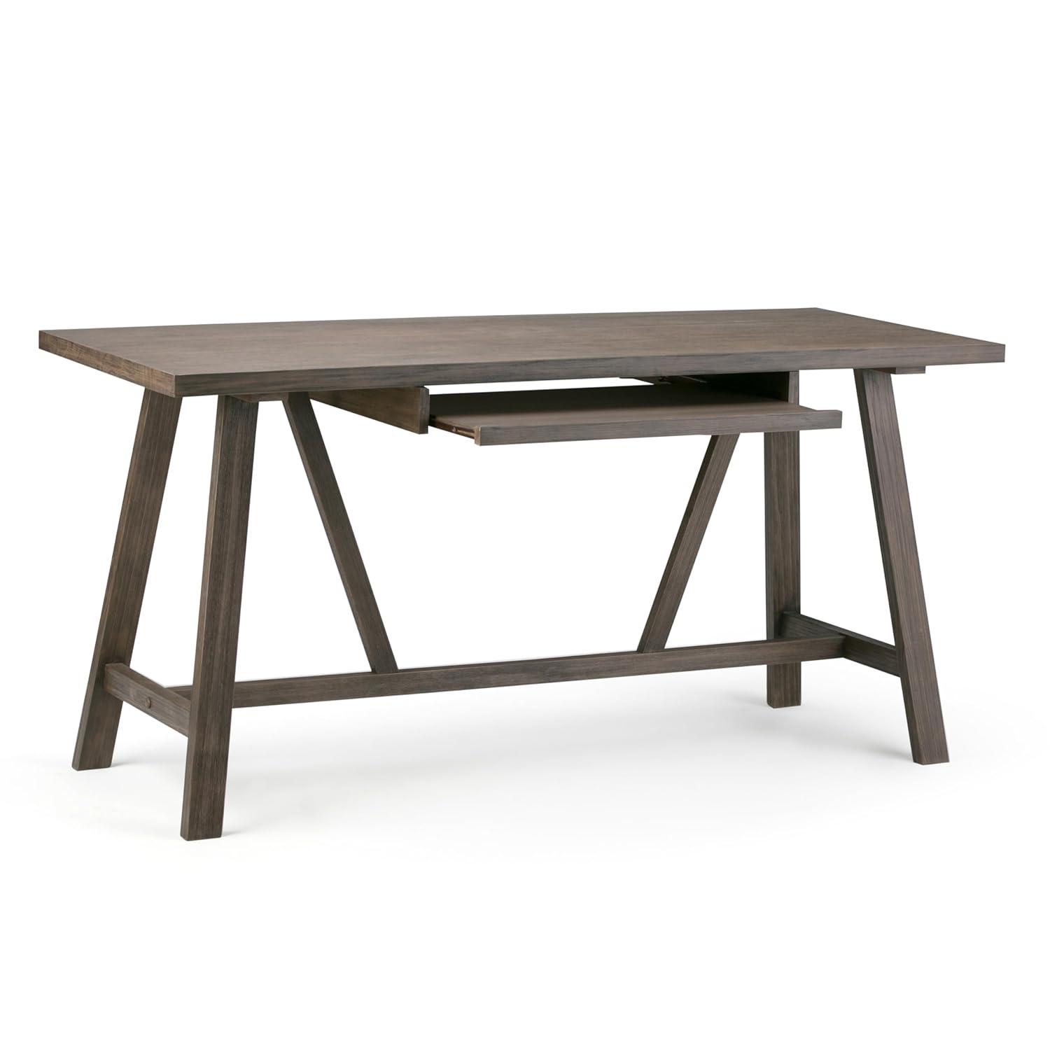 Simpli Home Dylan Solid Wood Desk