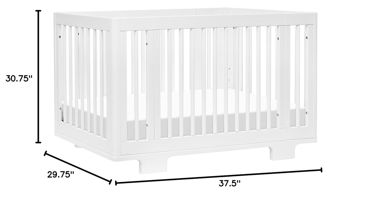 Yuzu 8-In-1 Convertible Crib With All-Stages Conversion Kits