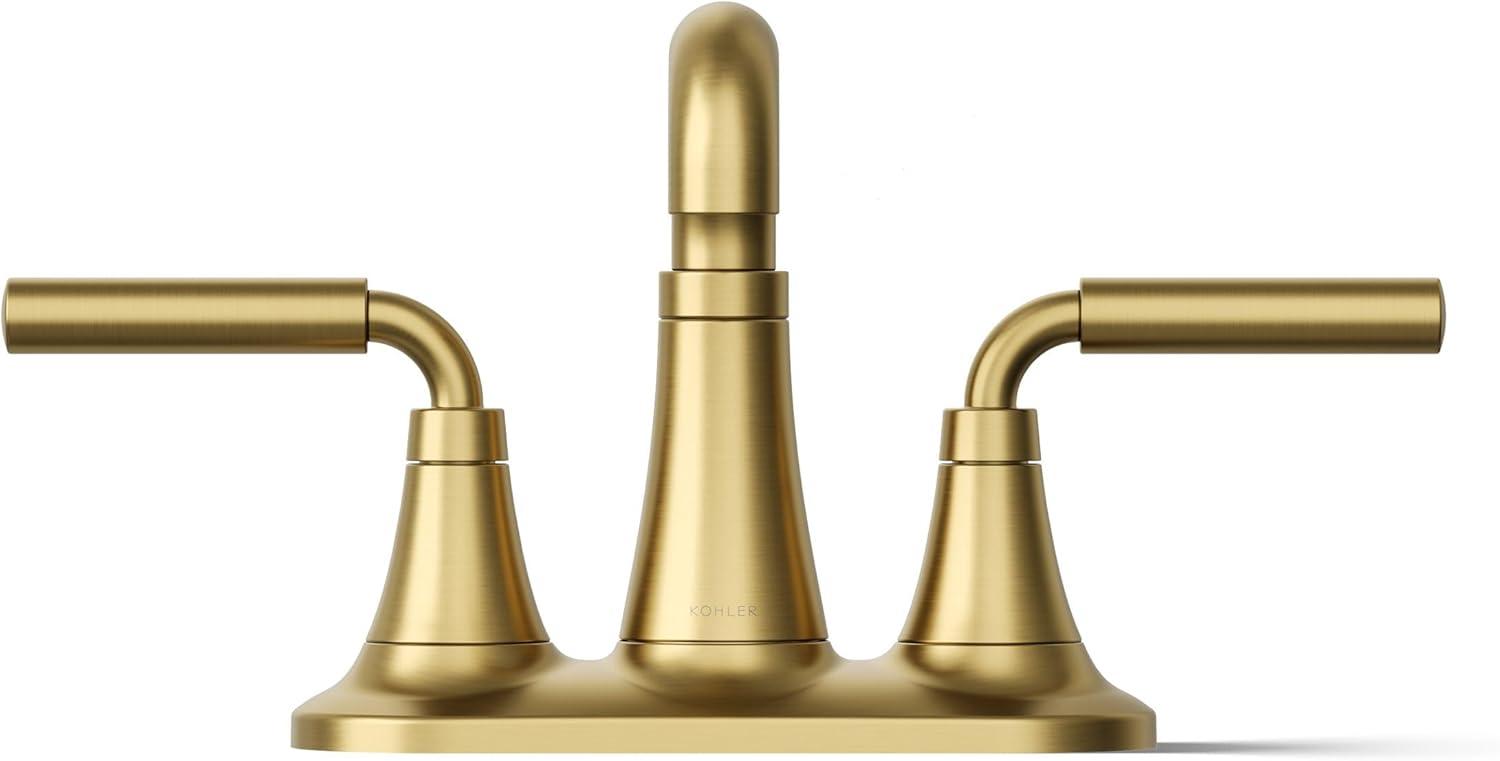 Tone Two-Handle Centerset Bathroom Sink Faucet with Clicker Drain, 1.2 GPM