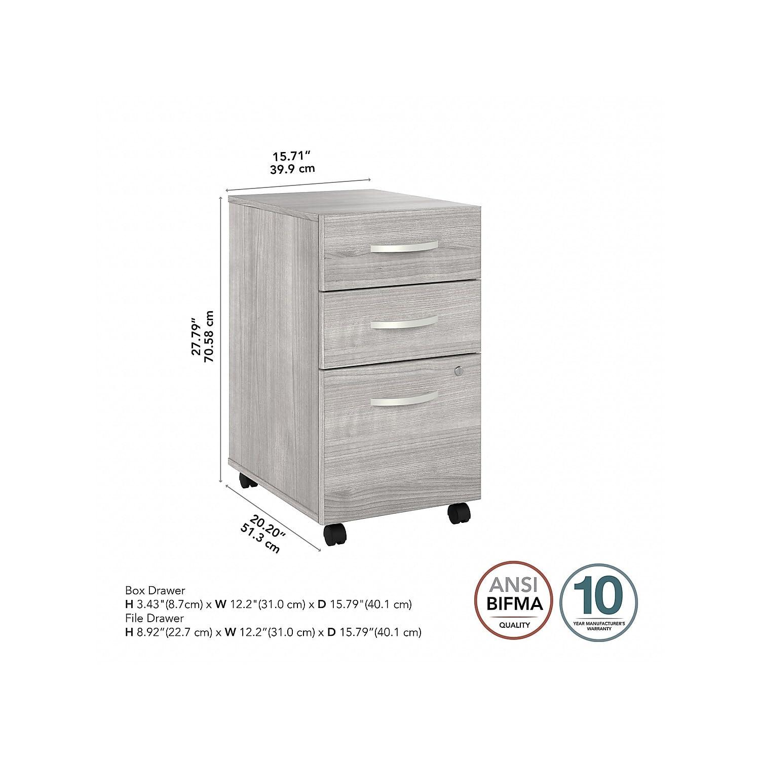 Inbox Zero Katye 16'' Wide 3 -Drawer Mobile File Cabinet