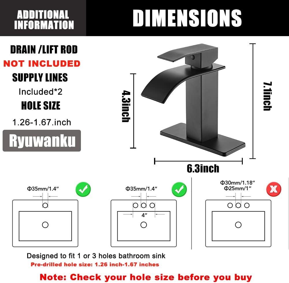 Single-Hole Single-handle Bathroom Faucet