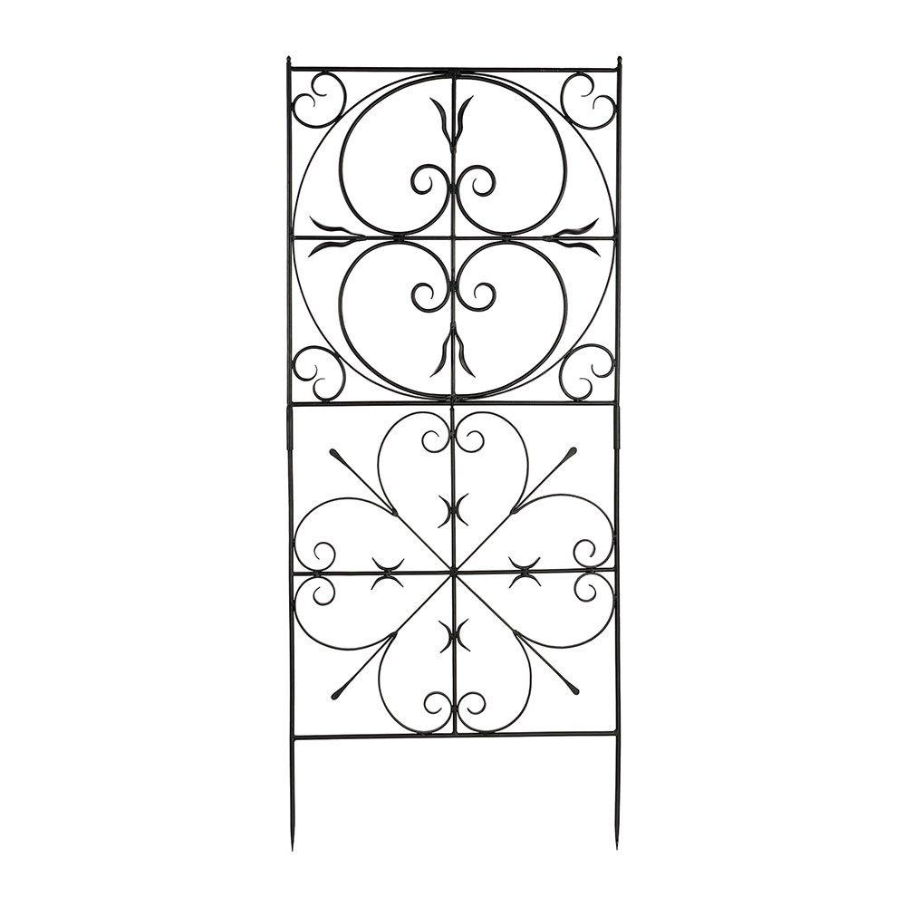 Achla  Garden Aldrich Trellis - Graphite Powdercoat