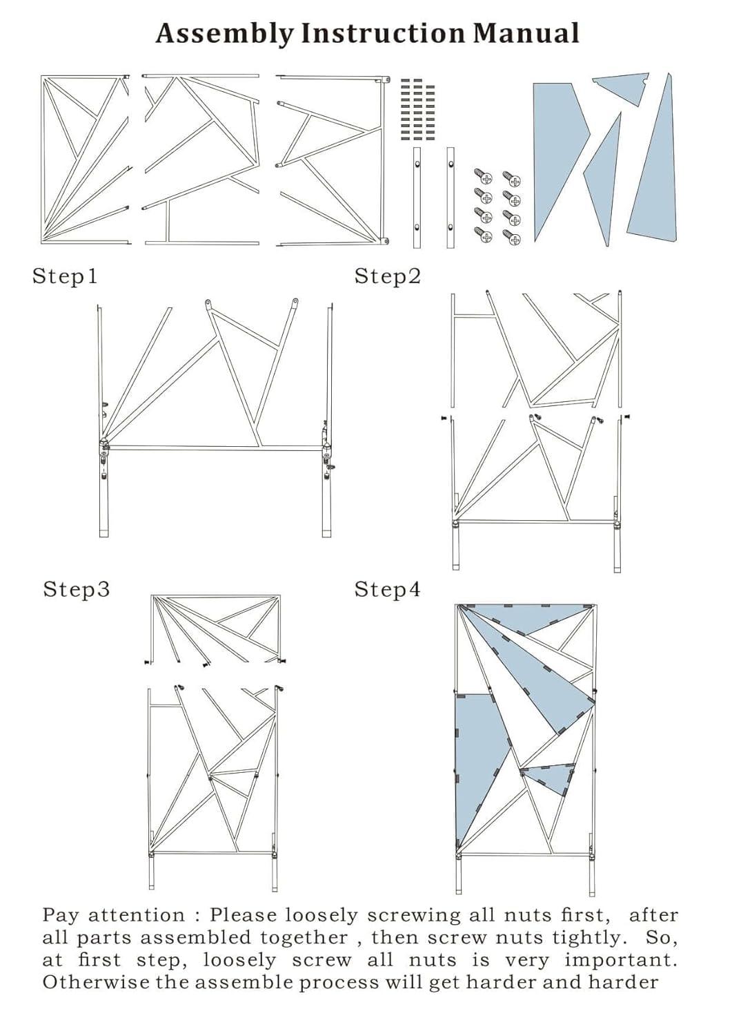 Efavormart 7ft Tall Gold Metal Geometric Wedding Backdrop Rectangle Floor Stand, Flower Stand Doorway Wall Prop With Cloudy Film Insert for Weddings, Showers, Party, Centerpiece Decorations