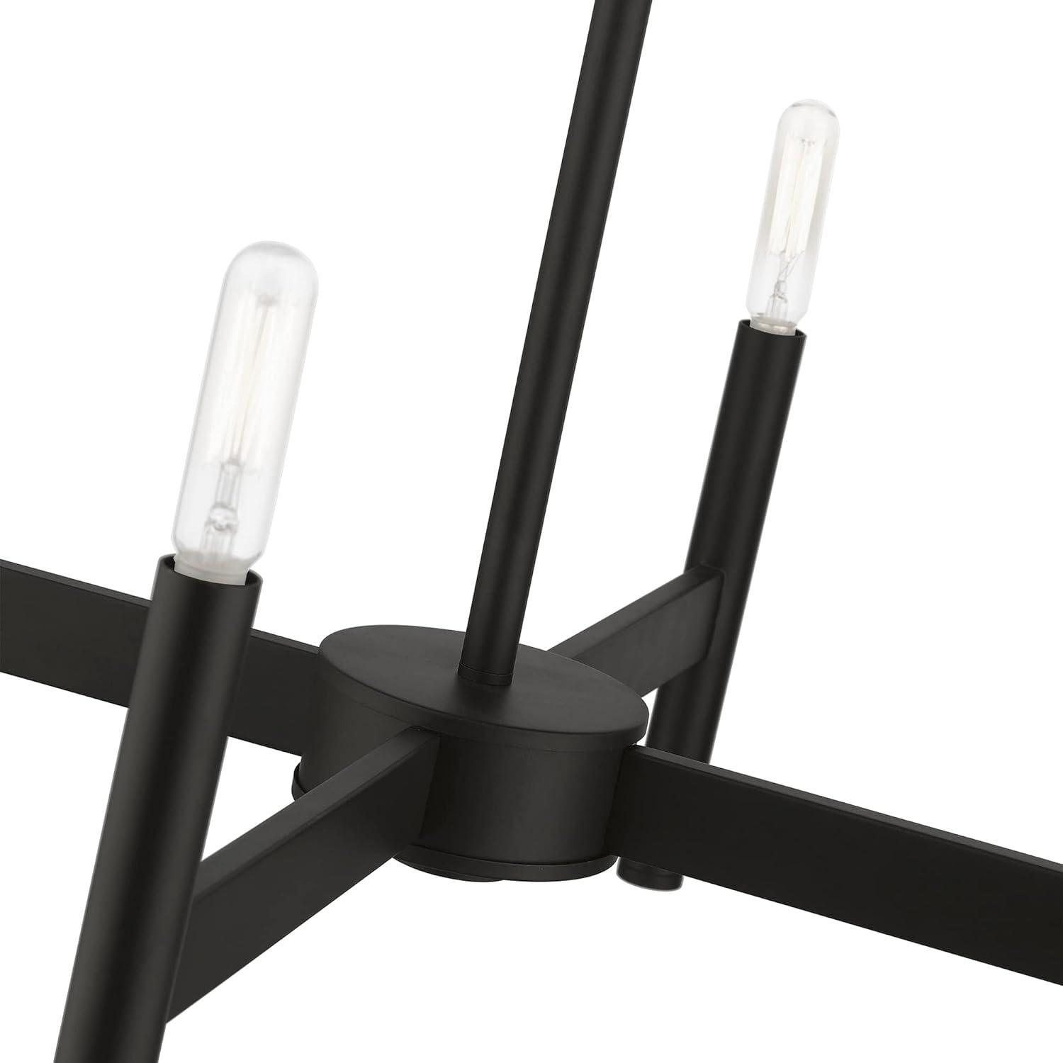 Livex Lighting Copenhagen 4 - Light Chandelier in  Black