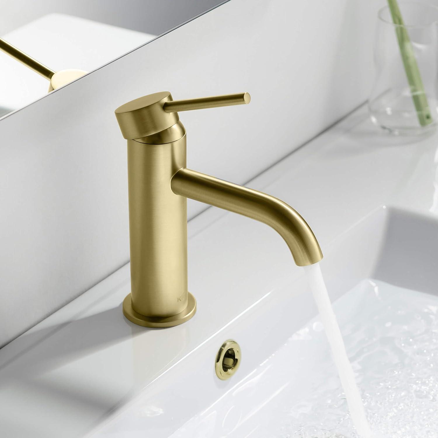 Circular Single-Hole Single-handle Bathroom Faucet