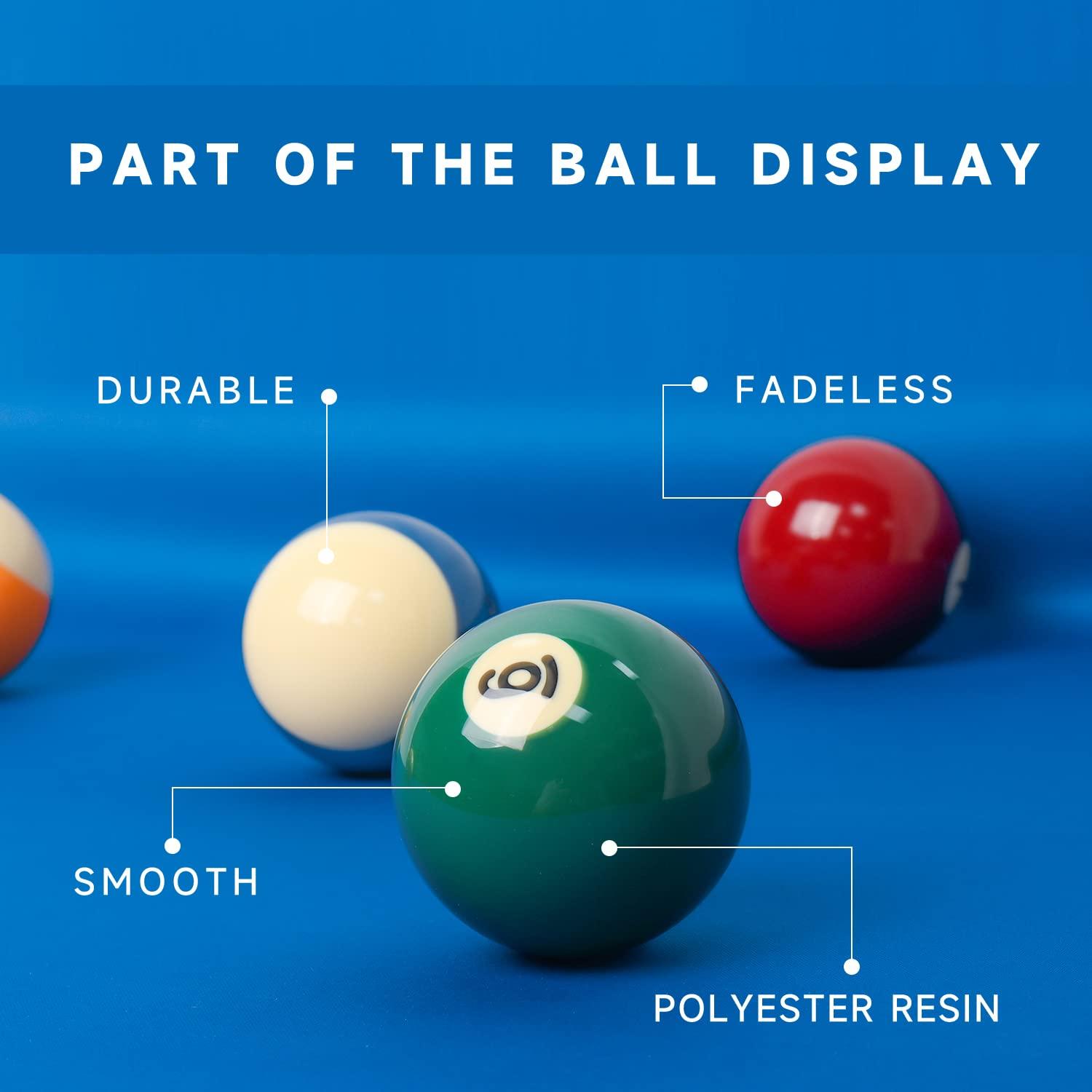 Pool Balls and Rack Set (Pro Standard Balls & Mahogany Racks)