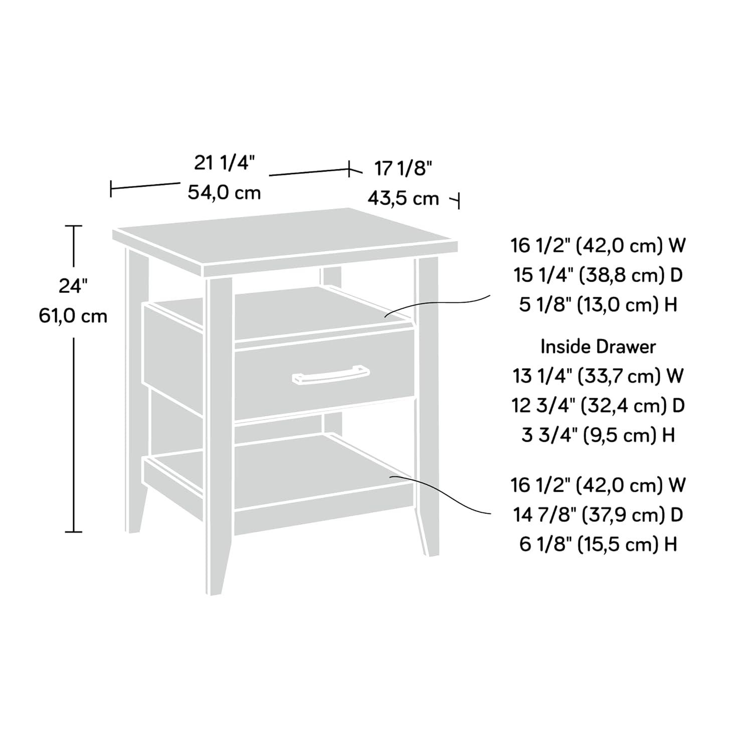 Sauder Summit 21.26'' W Nightstand