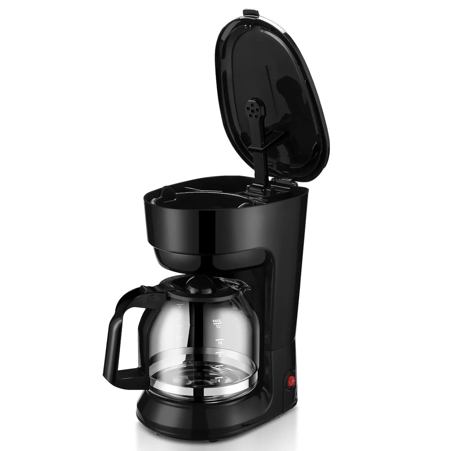 Mainstays Black 12-Cup Drip Coffee Maker