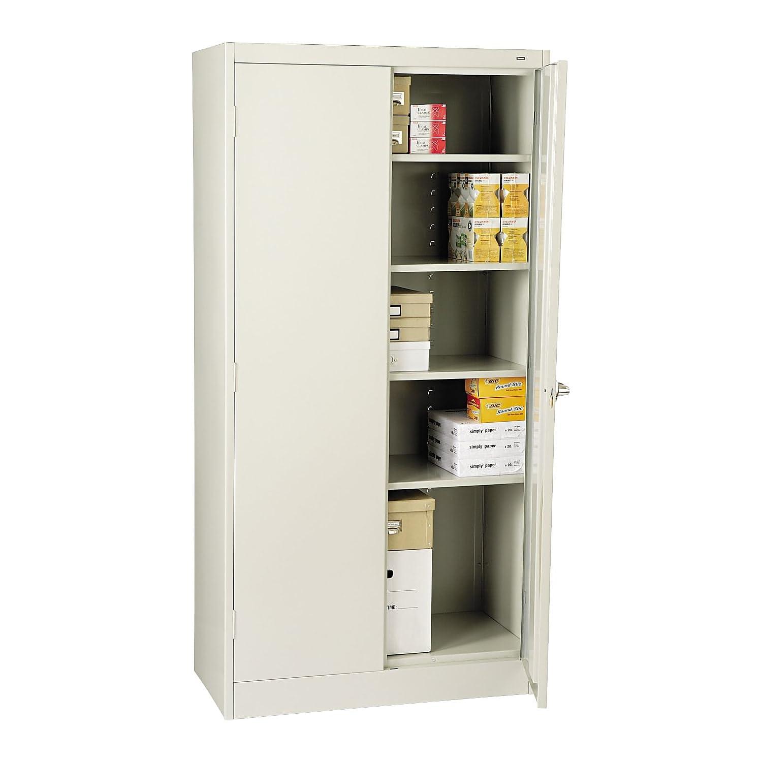 Tennsco Corp. Heavy Gauge Steel Storage Cabinet, 36 in W, 72" H