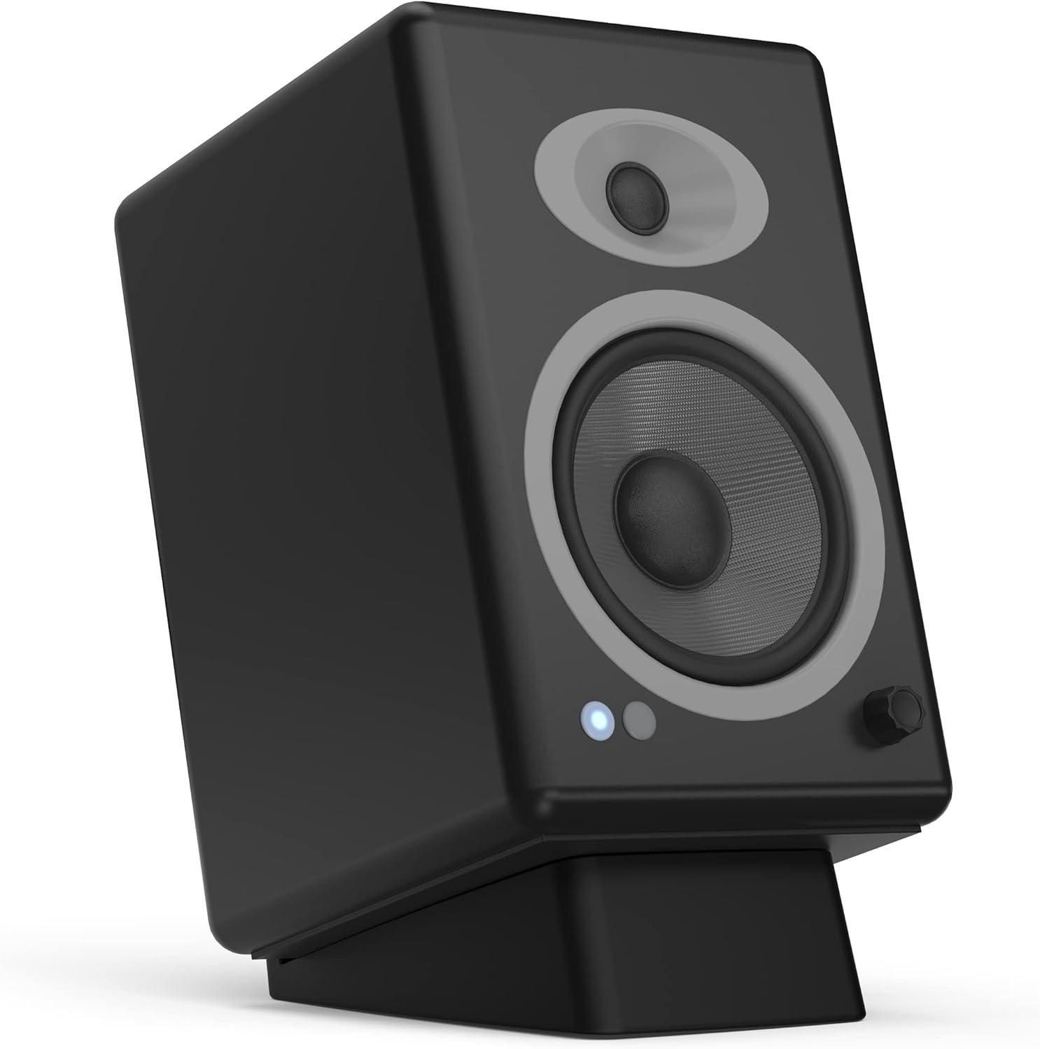 Black Silicone Universal Fit Desktop Speaker Stands