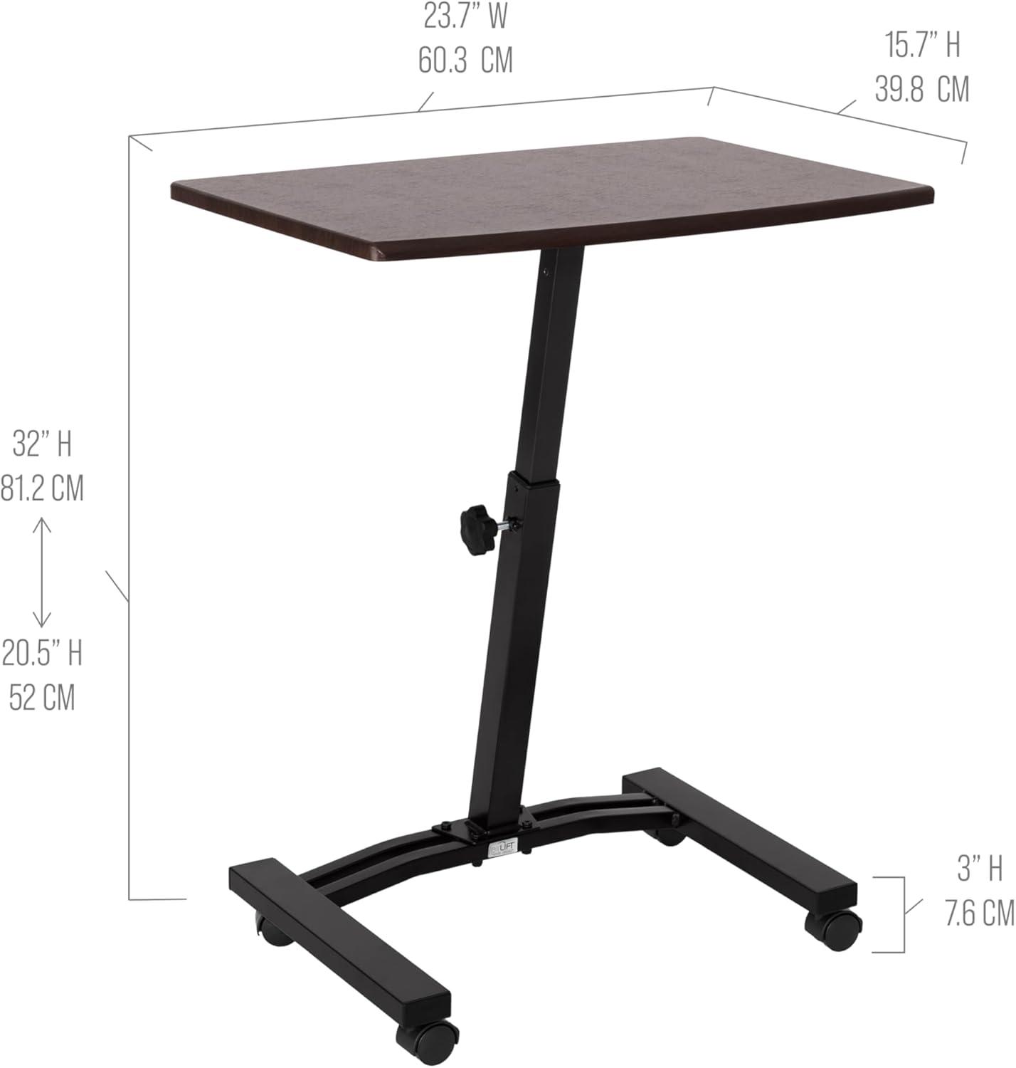 Seville Classics AIRLIFT® 24'' W Rolling Desk or Stand with Wheels & Reviews | Wayfair
