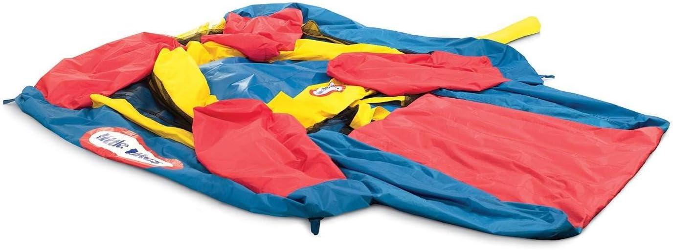 Colorful Inflatable Bounce House with Slide and Canopy