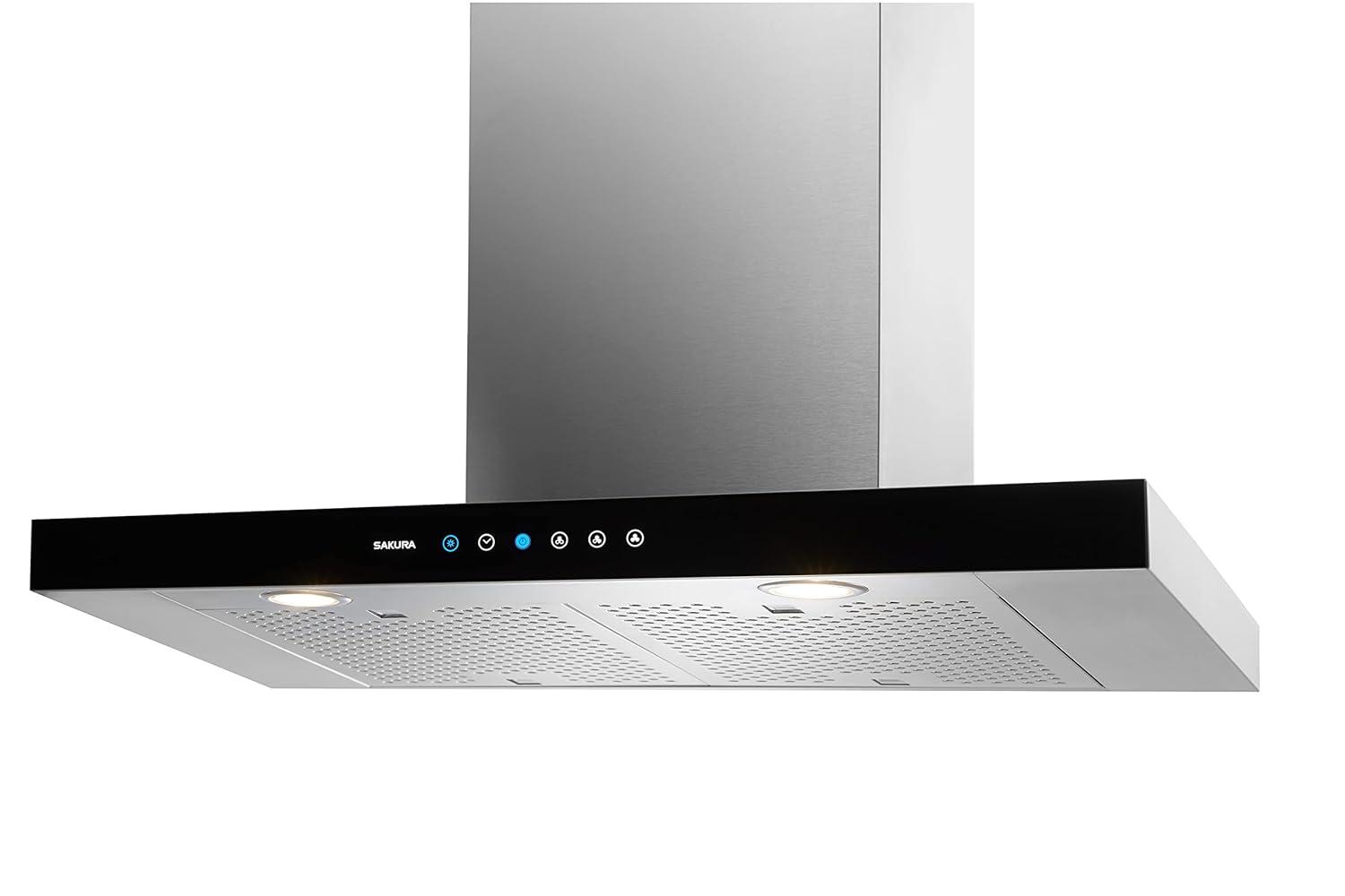 Sakura M3000 30" Stainless Steel Black Range Hood - Made in Taiwan