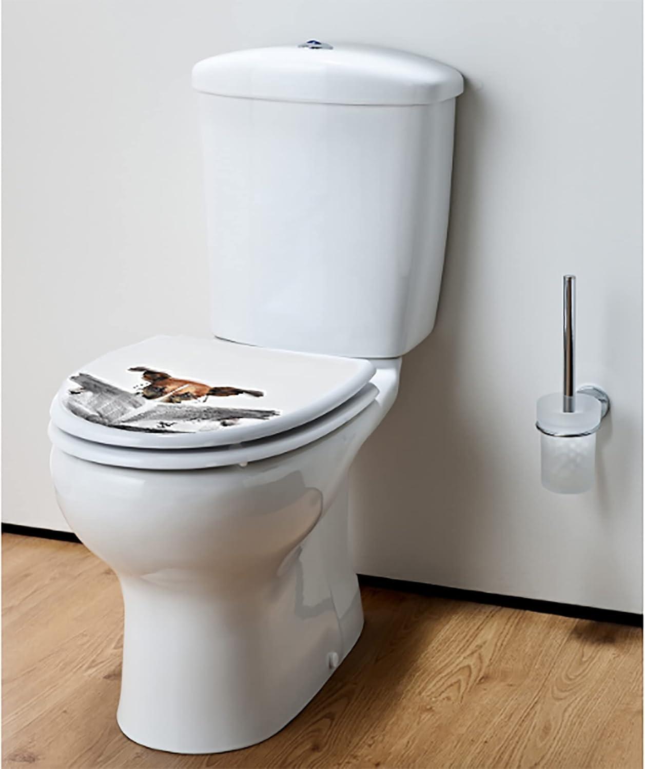 Elongated Toilet Seat Dog Jack Russel