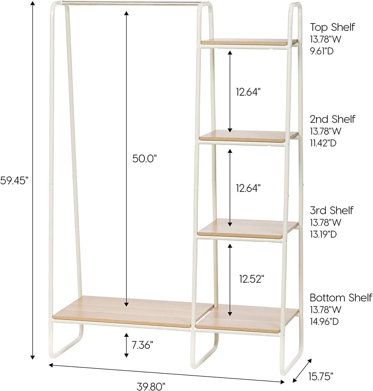 39.8'' Manufactured Wood Clothing Rack