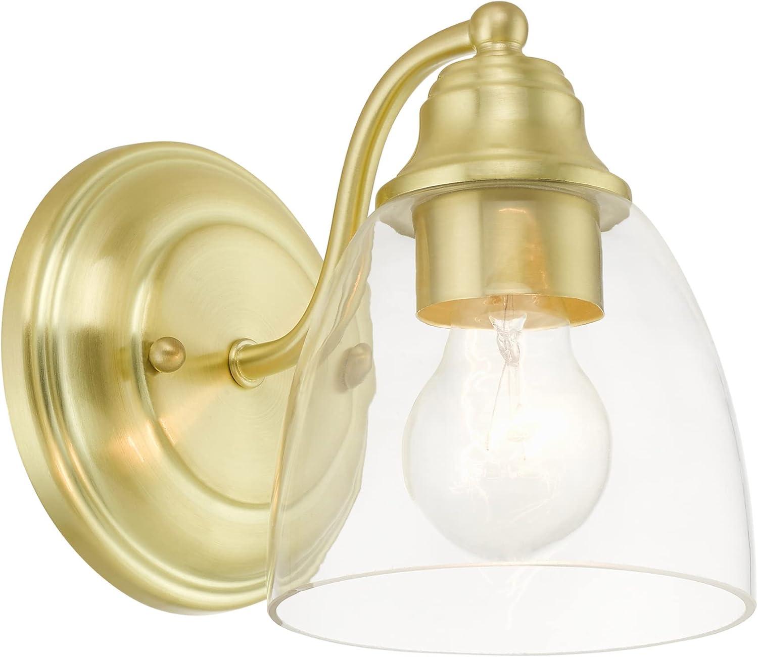 Livex Lighting Montgomery 1 - Light Vanity in  Satin Brass